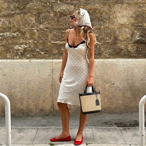 Bolso de Playa de Paja Tejida para Mujer miniatura 2