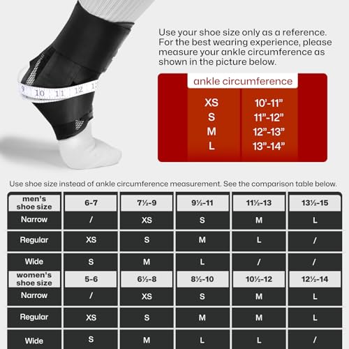 Ankle Brace Support for Men & Women - Quick Lace Up, Sprained Ankle Relief
