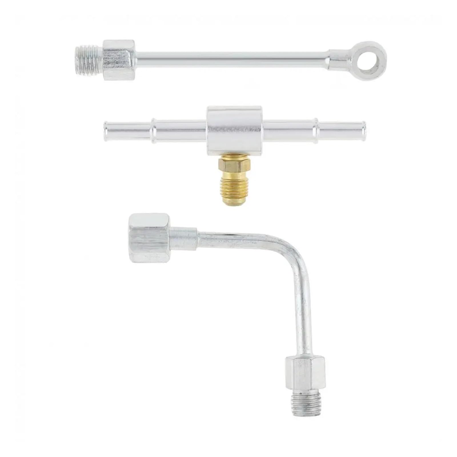 0~140PSI/0~10 Bar Kit di Strumenti Diagnostici for Tester di Pressione di Iniezione del Carburante di Compressione Sostituibile con Valvola E Tubo di Scarico per Auto, Moto, Camion
