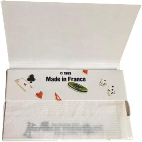 Miniatura 3 de Papeles de liar vintage Gambler de 1.5 cigarrillos fabricados en 1989 en Francia