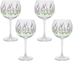 Jogo de Taças de Gin Blow Lavanda 630ml 4 peças - Hauskraft