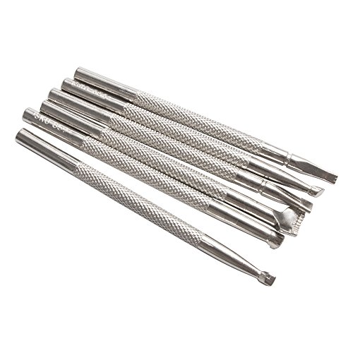 6pcs DIY Leather Working Saddle Making Tools Kit Leathercraft Tools Set for Leather Craft Working