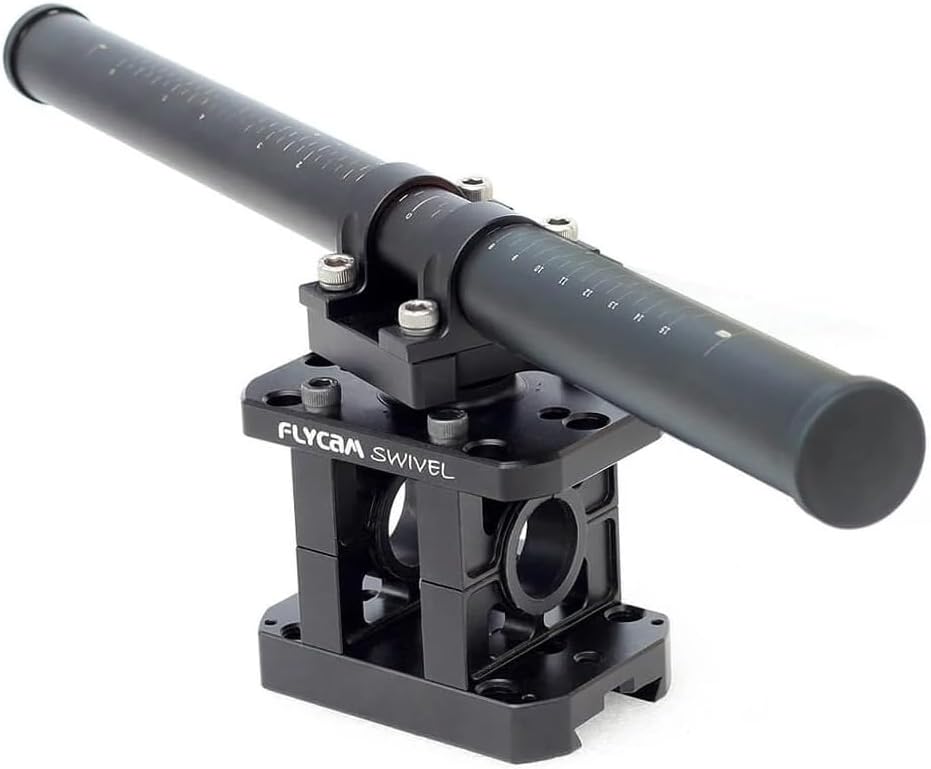 FLYCAM Swivel for Camera Gimbal Support Systems. 360° Panning. Compatible with 30mm & 25mm Gimbal Handle Bars (SW-015-00)