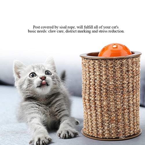 Fishlor Pino para gatos Getoy 20,3 cm x 10,3 cm, rolo para arranhar gatos, para casa em ambientes in