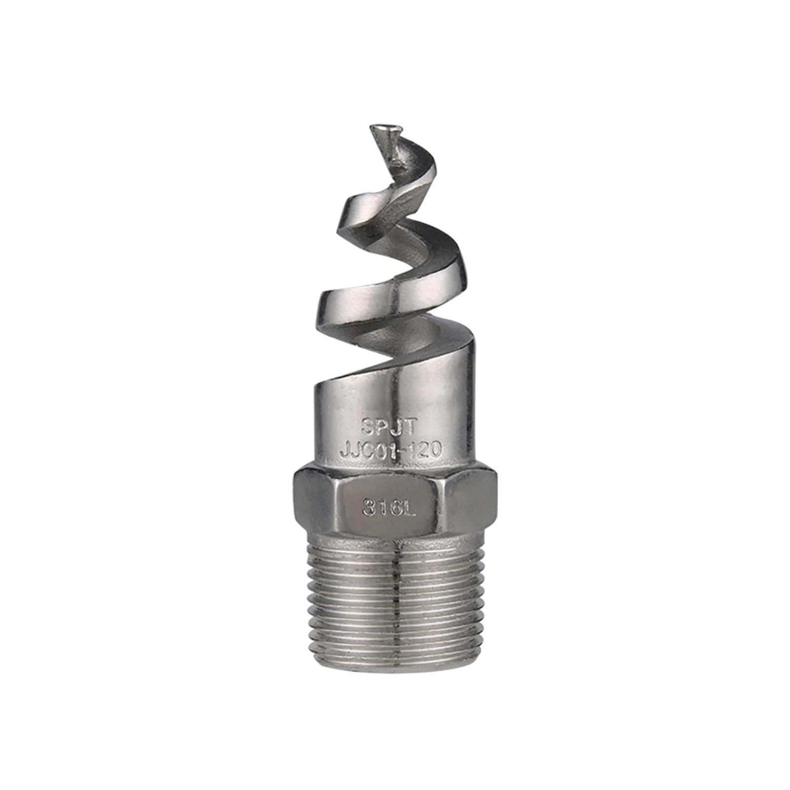 Evwgnpqrv 1/2'' Full Cone Spiral Nozzles, Spiral Cone Atomizing Nozzle 36L Stainless Steel /4 To 2 Inches()