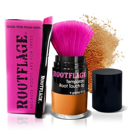Rootflage Root Touch Up Powder - Bright Copper Hair Powder for Instant Temporary Root Touch Up