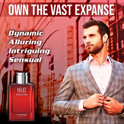 Image of NEUD Luxury Perfume Combo for Men, EDP Gift Set, 100ml x 2 Bottles, Long Lasting Citrus Fragrance