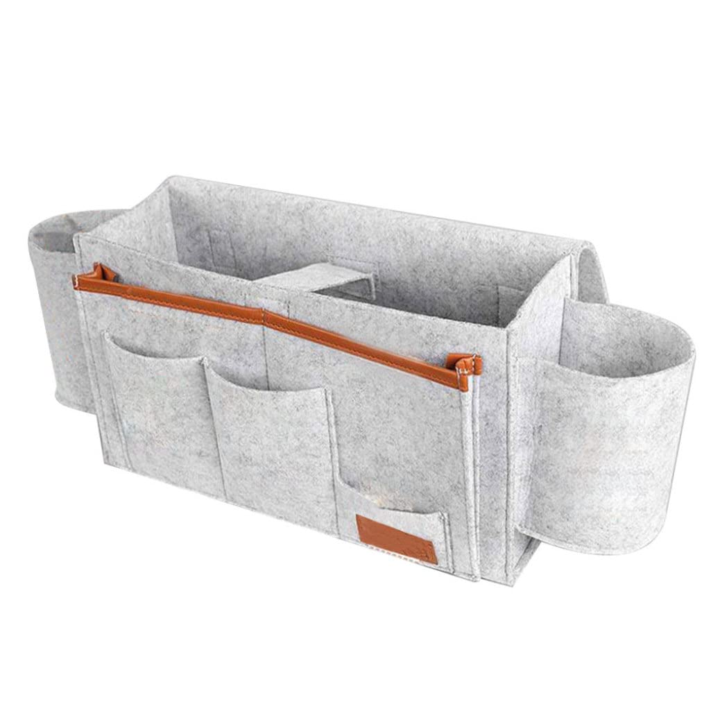 Organizador de fieltro para cama para solucionar la falta de espacio en tu mesilla
