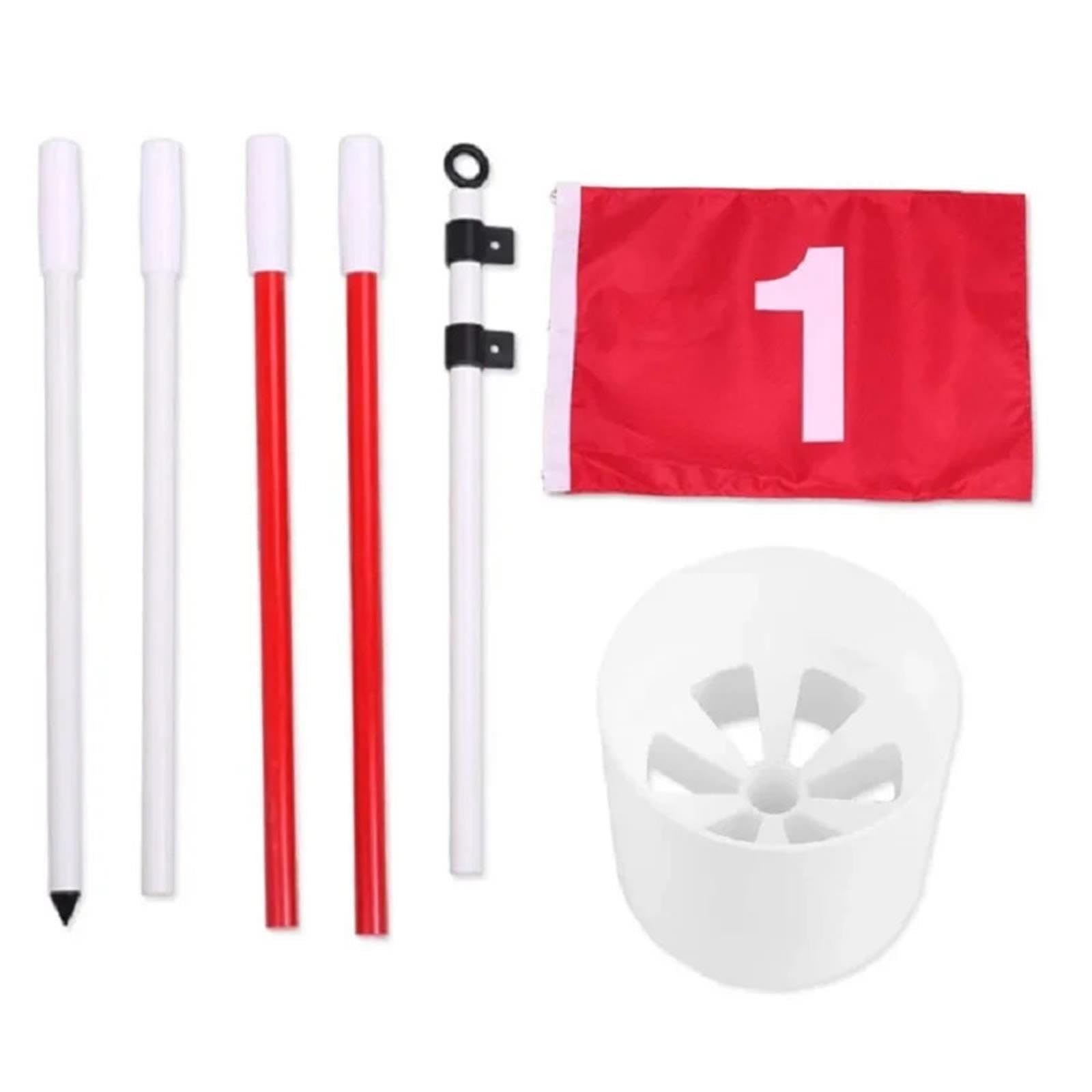 Golf Ansteckflaggen Golf Flagsticks Flags Hole Pole Cup Set