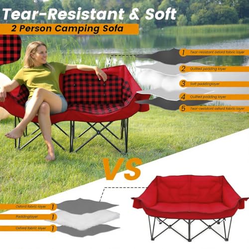Carpa inflable y silla doble para camping miniatura 7