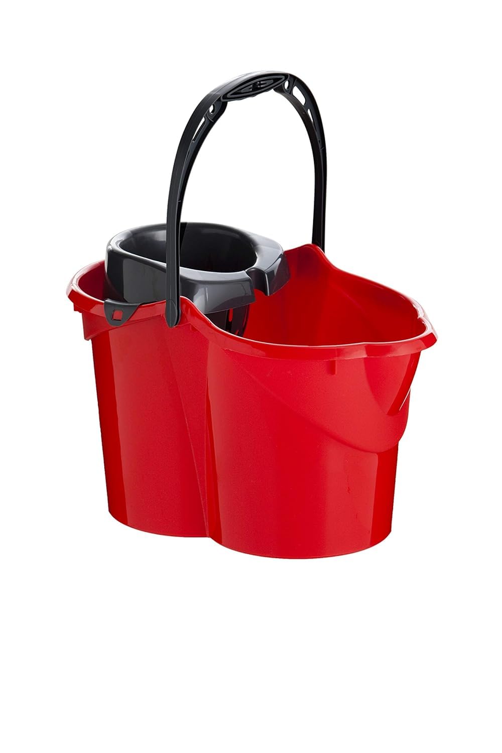 Maya Professional Tools 09050-R Red Bucket with Oval Strainer – 15 Litres
