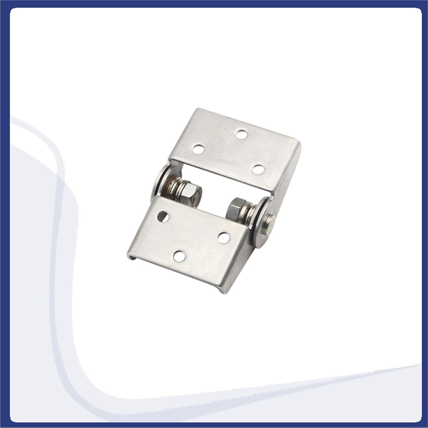 Stainless Steel Hinge with Adjustable Damping Shaft Suitable for Industrial Electrical Cabinets 1Pcs(12.0N.m-Large)
