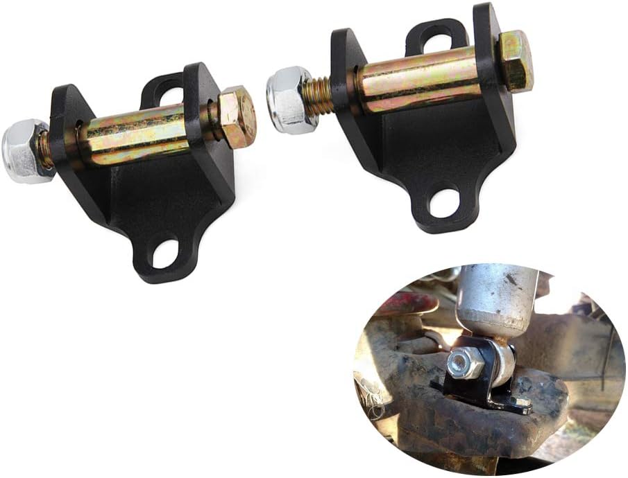 Bar Pin Eliminator Kit Front Lower Mount Fit for Jeep Wrangler TJ & Cherokee XJ，Comanche MJ ，Unlimited LJ 4WD