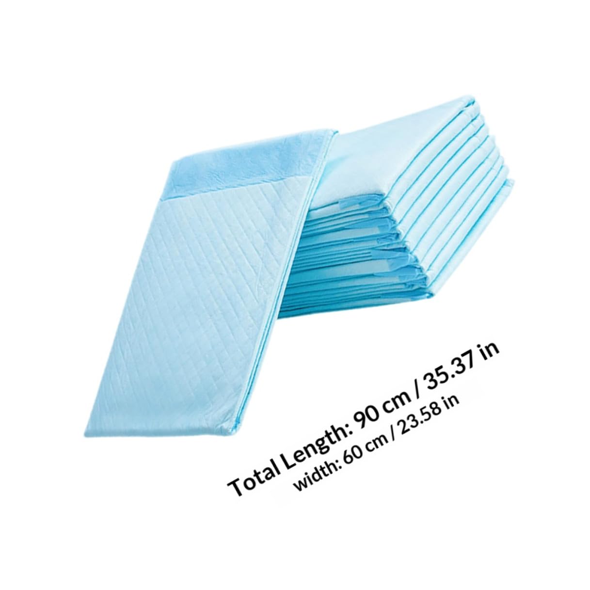 100 Einweg Wickelunterlagen 60x90cm Saugfähige Wickelauflagen mit Auslaufsicheren Kanten für Babys und Erwachsene Hautfreundliche Vliesstoff Pads zur Inkontinenzpflege