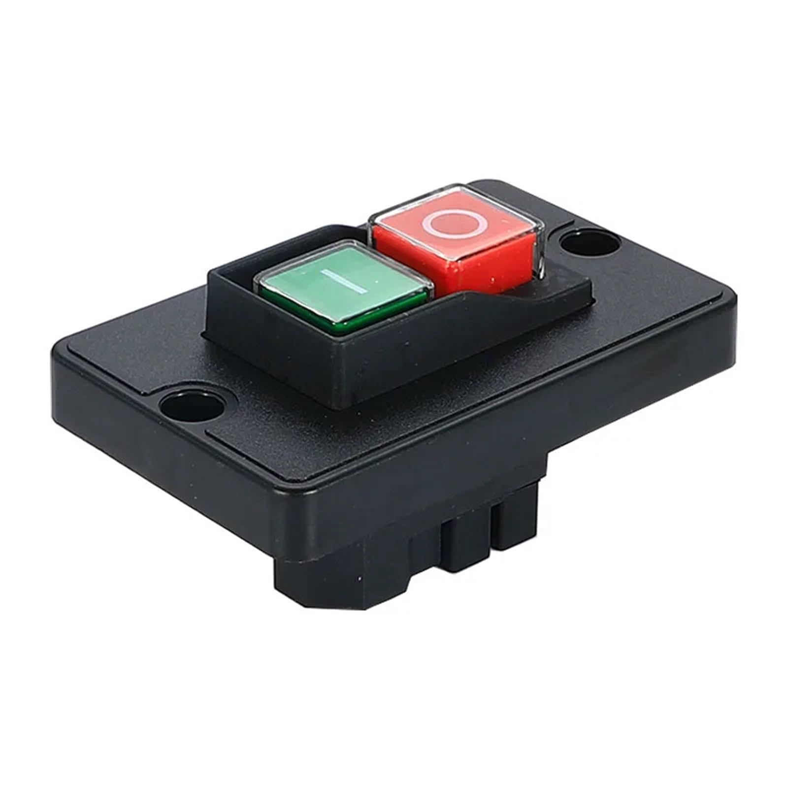 WQGQPXOB AC 250V 6A Waterproof Electromagnetic Pushbutton Machine Saw Cutter Drill On Off DZ04 DZ05 DZ-6 Solenoid Switch(AL121808F-ZSRG)