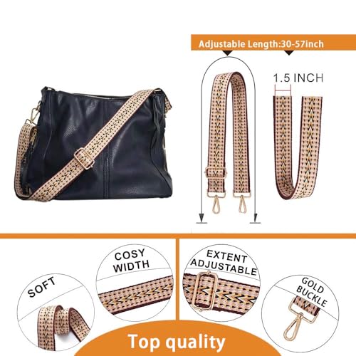 Image of S-Jacorry Purse Strap Replacement Crossbody Wide Shoulder Strap Adjustable Canvas Straps Handbag Strap Replacement Belts