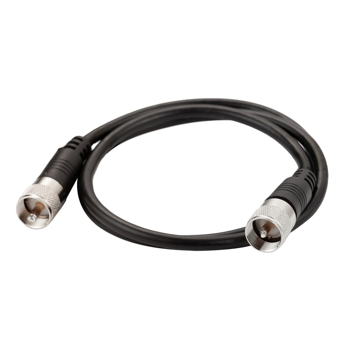 CB Coax Cable, RG8x Coaxial Cable 3ft, UHF PL259 Male to Male Low Loss CB Antenna Cables, 50 Ohm for HAM Radio, Antenna Analyzer, Dummy Load, SWR Meter