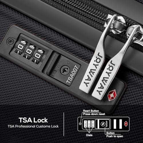 Image of Melalenia Luggage 10 Piece Sets Clearance,Large Suitcase Set Spinner Wheels with TSA Locks,Hard Shell Luggage Sets for Women Travel Suitcase (10Pcs Black)