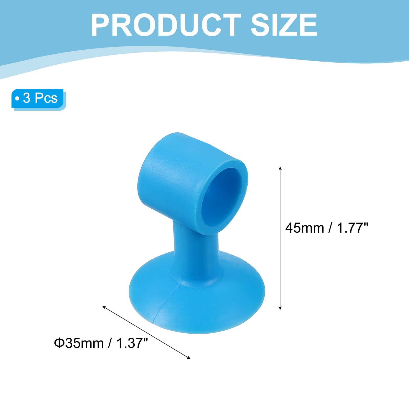 PATIKIL Anti-Collision Door Handle Stoppers Wall Protector - Image 2