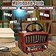 Retro Radio mit Bluetooth, AM/FM/SW Retro Radio mit Bluetooth 5.0, Nostalgie Radio Klein, Unterstützt USB/TF/AUX, Funktion, Küchenradio mit großem 5-W-Lautsprecher (Rot)