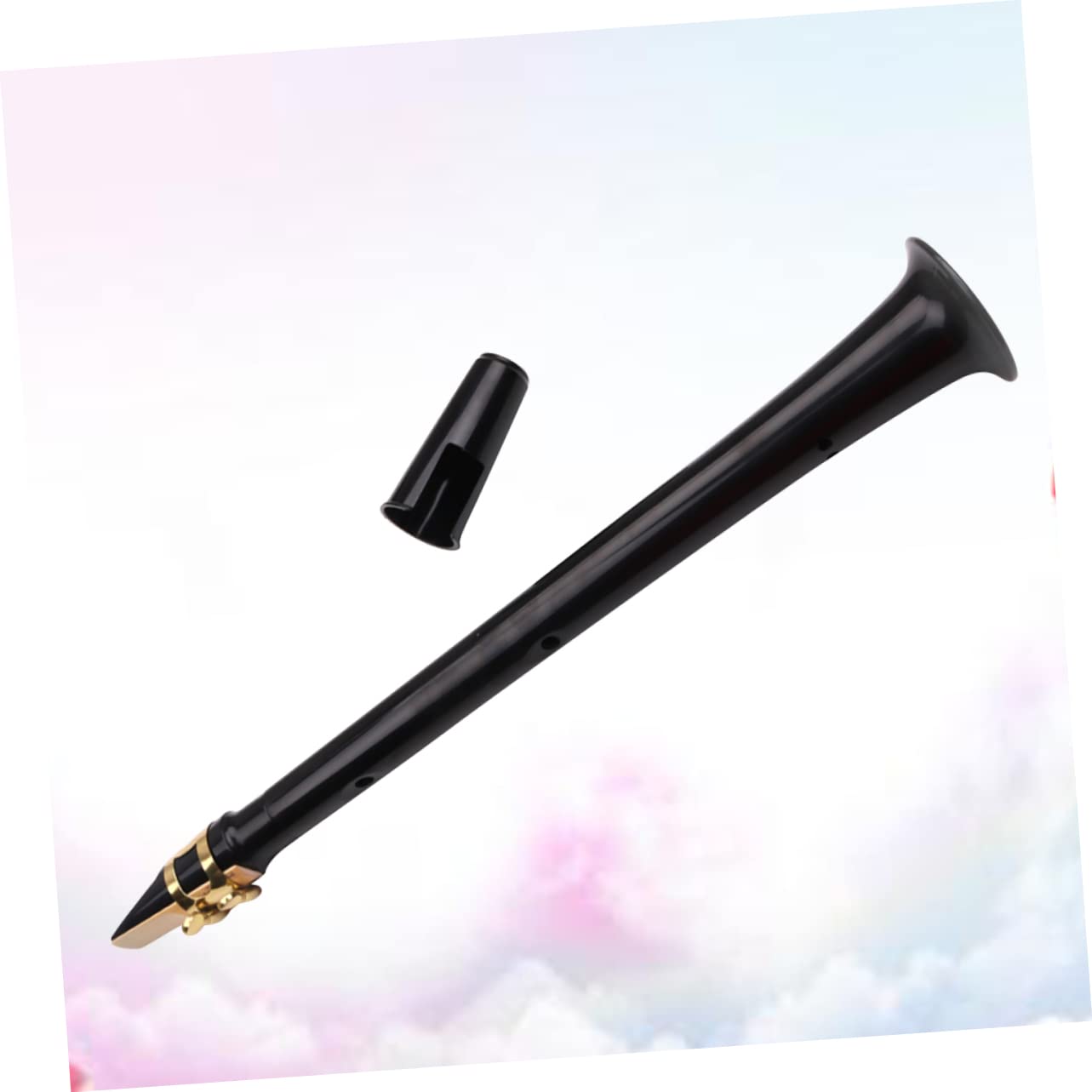VICASKY 2pièces Saxophone De Poche Mini Saxophone Portable Noir Instrument à Vent Pour Créer Une Ambiance Musicale Partout Où Vous Allez