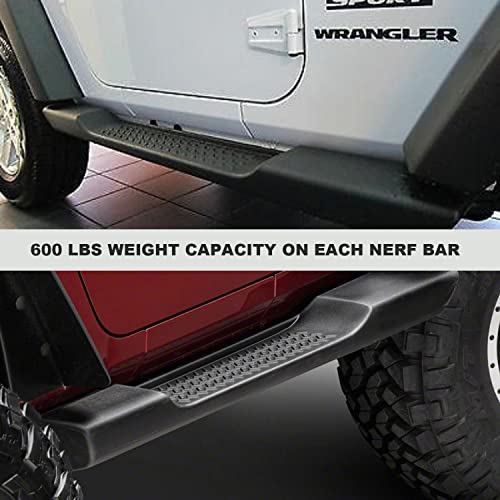 Estribos laterales para Jeep Wrangler JK 2007-2018 miniatura 5