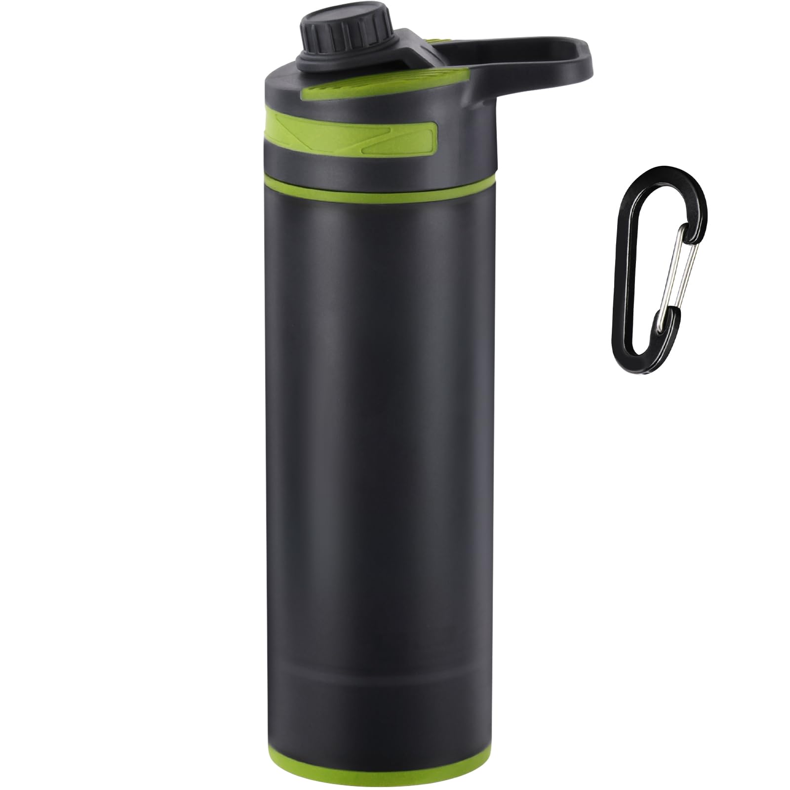 Flintronic Bottiglia d'Acqua Filtro, 800ML Bottiglia d'Acqua all'Aperto con Filtro, Depuratore d'Acqua Portatile, Borraccia Filtrante con Filtro, Filtro Acqua Potabile Sopravvivenza Viaggio Campeggio