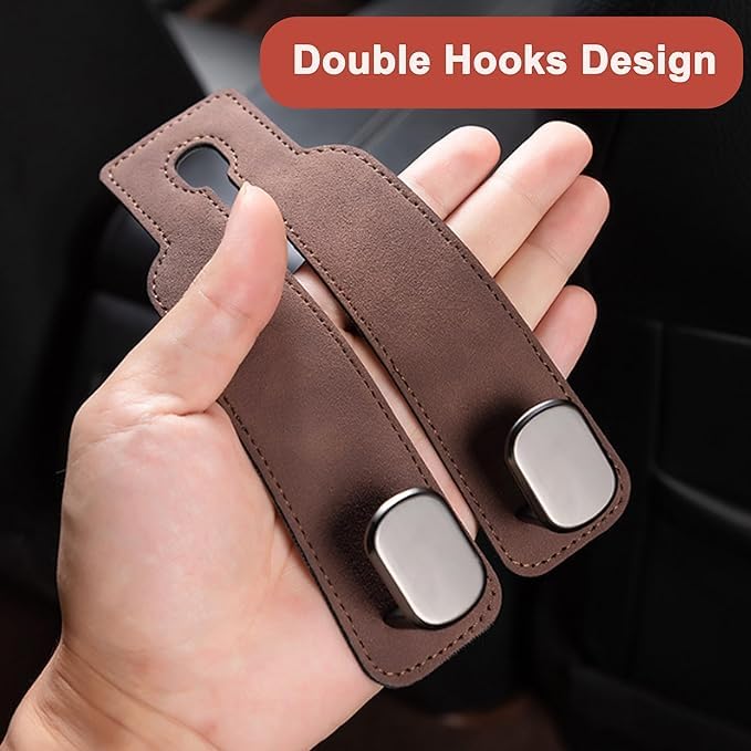 MAPPLE CREATION Universal Auto Seat Headrest Hook Storage Hanger Car Vehicle Back Seat Organizer Holder Car Mobile Phone Holder for Wall, Home Car Interior Accessories Car Accessaries 3