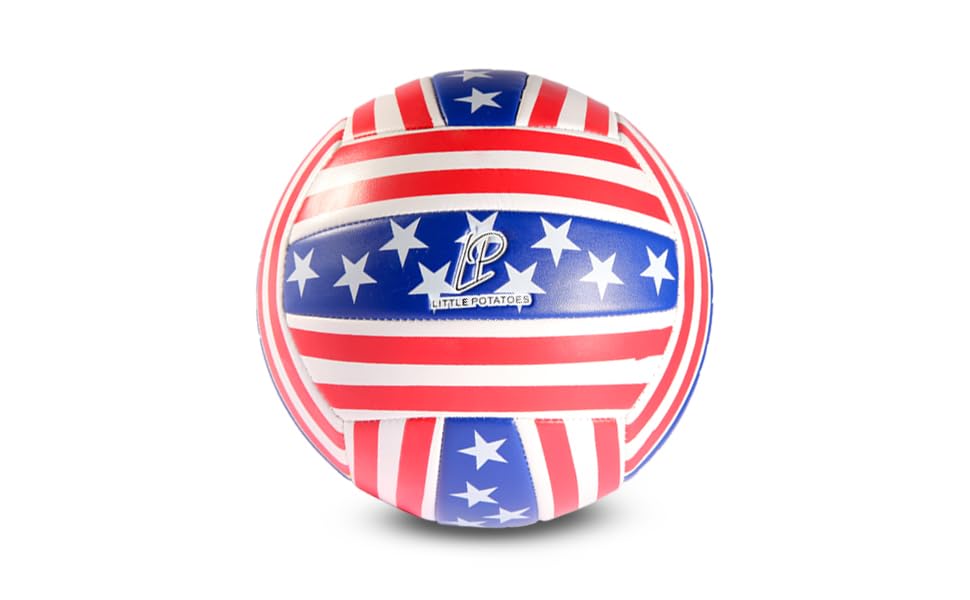 Little Potatoes Size 5 USA Flag Volleyball