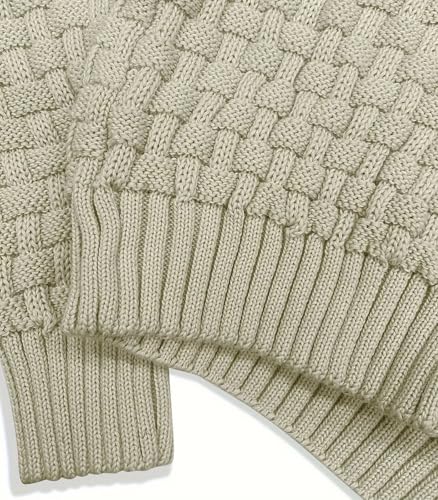 INVACHI Men's Shawl Collar Pullover Sweater Thermal Casual Soft Slim Fit Turtleneck Knit Stand Collar Sweaters4
