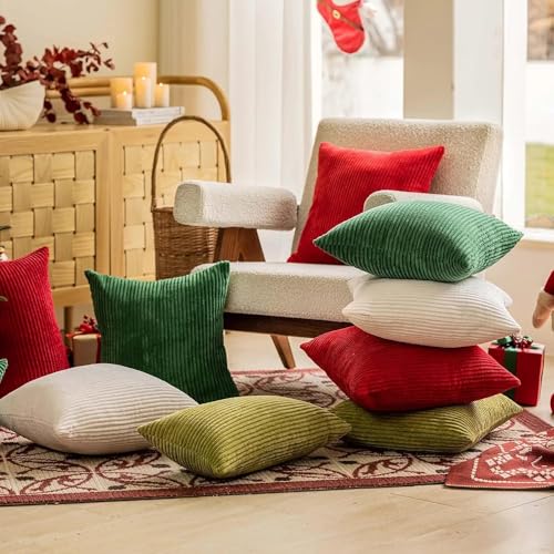 Image of Guffaw Corduroy Rectangular Cushion Covers, Size 12x18, Pack of 2, Multiple Colors (1, Mustard)