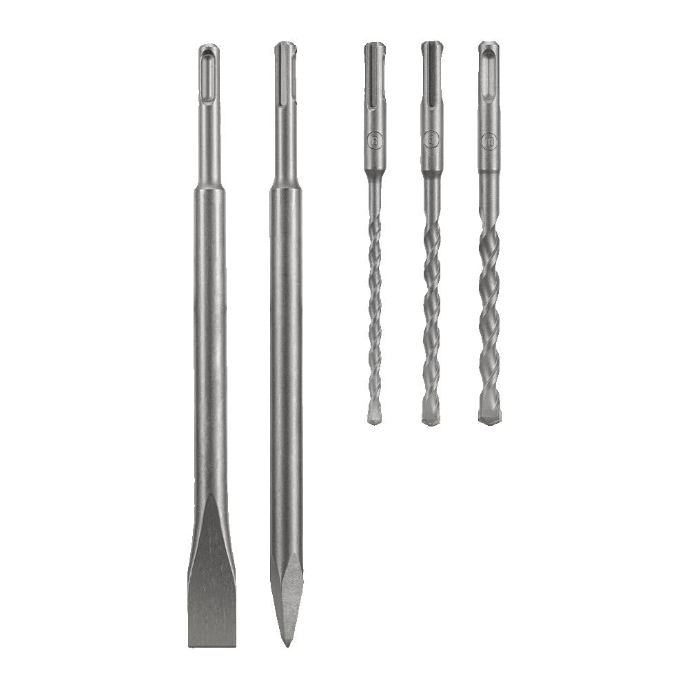 AEG - Perfo-dłutownica Sds-Plus 24 mm 800 W, 2,7 dżuli, wiertło w betonie 24 mm/drewno 30 mm/metal 13 mm, w zestawie z 3 wiertłami i 2 dłutami - KH24IXE Kit1