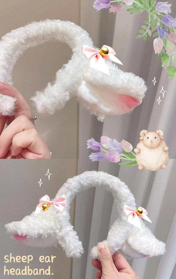 Amazon.co.jp: Merucy 羊耳 カチューシャ コスプレ シープ ヒツジ