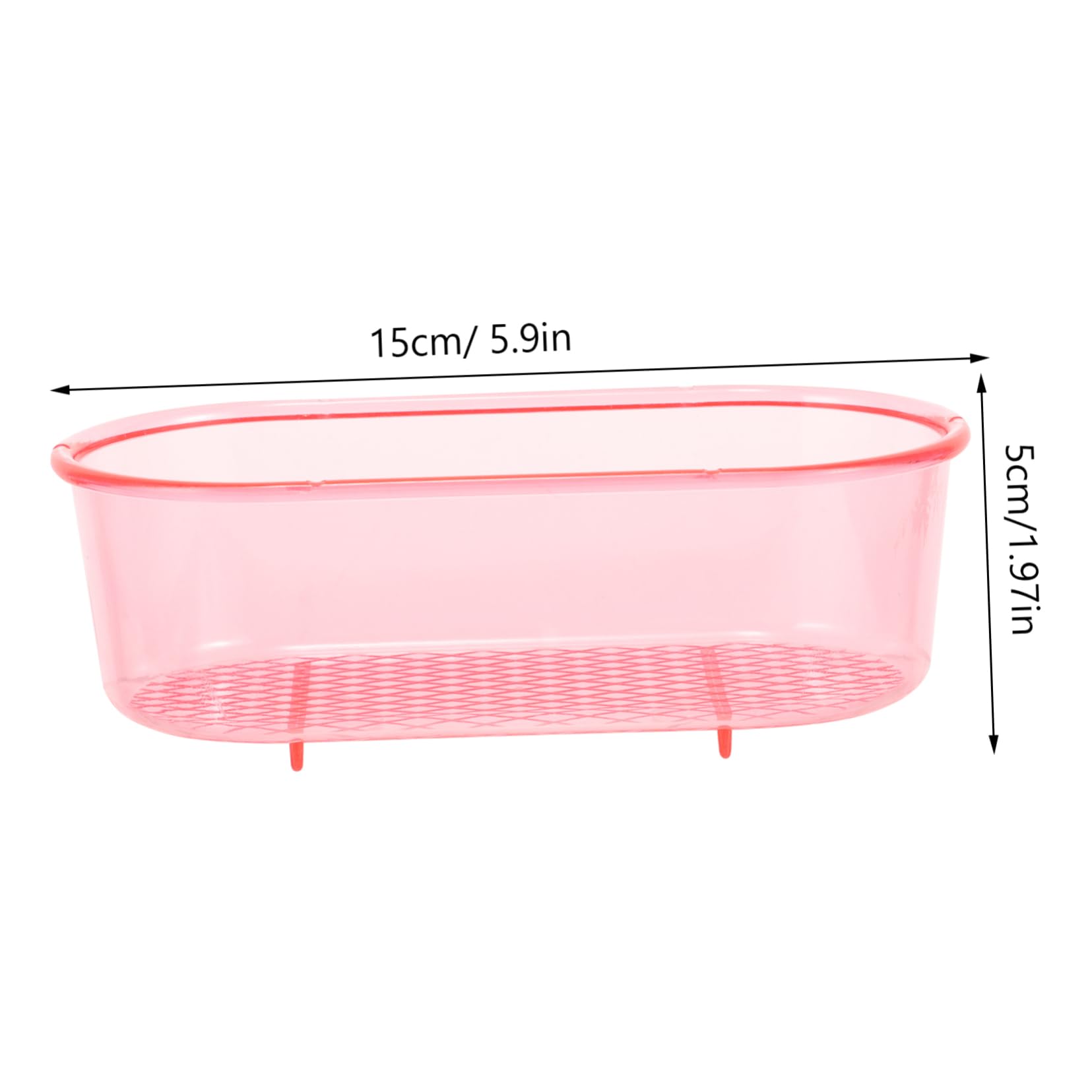 GALPADA Box Bird Bath Box Parakeet Birds Tub Bird Bath Cage Parrot Bird Bath Bowl Bird Bath for Cage Pet Bird Bath Bird Bathing Cube Bird Shower Bathing Bowl Pink Plastic
