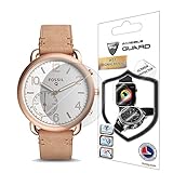 for Fossil Q Tailor Smartwatch Screen Protector (2 Units) Invisible Ultra HD Clear Film Anti Scratch Skin Guard - Smooth/Self-Healing/Bubble -Free by IPG