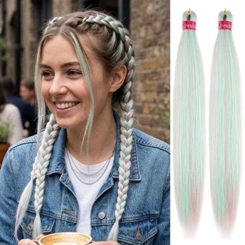 Braiding Hair Extension, Pre Stretched, Yaki Texture Synthetic