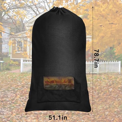 Augisteen LAWN TRACTOR LEAF BAG-1 Lawn Tractor Leaf Bag Upgraded Lawn Mower Leaf Bag Garden Leaf Grass Catcher Bags 420D Oxford Cloth Leaf Collector Bag For Lawn Mower Tractor Garden Leaf Collection thumb #1