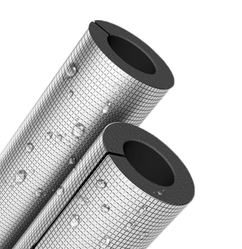 Cubierta de espuma autoadhesiva de 3-1/2" para aislar las tuberías del hogar y exterior 2