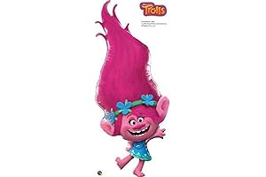 Qualatex 43" Trolls Poppy Foil Balloon, Multicolor