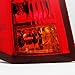 AKKON - For Cadillac CTS 4-Door Sedan Red Clear Rear Tail Light Brake Lamp Passenger Right Side Replacement