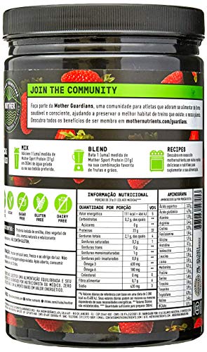 Sport Protein Morango Pote 527g, Mother Nutrients BR