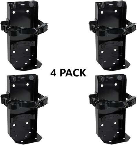 Miniatura 6 de Soportes de montaje universales para extintores de incendios de 5 libras de acero resistente, 807 (paquete de 4)