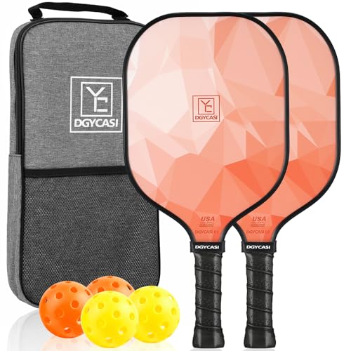 Image of YC DGYCASI Pickleball Paddles Set of 2 USAPA Approved Pickleball Set 2026