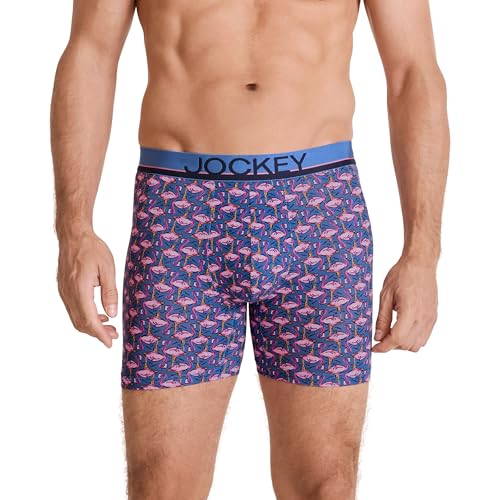 Image of Jockey Men's Underwear True Style 6 inch Boxer Brief - 3 Pack