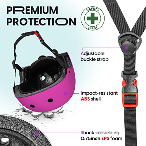 Mhil Adults & Kids Bike Helmets For Men & Women – Kids Helmet For Boys & Girls, Bicycle Toddler Helmets For Skateboard, Scooter, Cycling, Adjustable Multi-Sport Helmets For Toddlers, Kids & Adults #TOP2