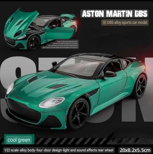 Image of Scale Exclusive Alloy Metal Pull Back | Die-cast Car Model with Sound Light Mini Auto Toy for Kids Metal Model Toy Car with Sound and Light (1.22 Scale- A|M -Green)