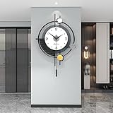【Movimento silenzioso】 I nostri orologi da parete sono dotati di un movimento silenzioso di alta qualità con ingranaggi ad alta densità che non emettono più di 20db di suono quando funzionano, offrendo un ambiente tranquillo per riposare e dormire. Il movimento in ottone puro rende i nostri orologi da parete più precisi e meno soggetti a errori, garantendo un'accurata misurazione del tempo.