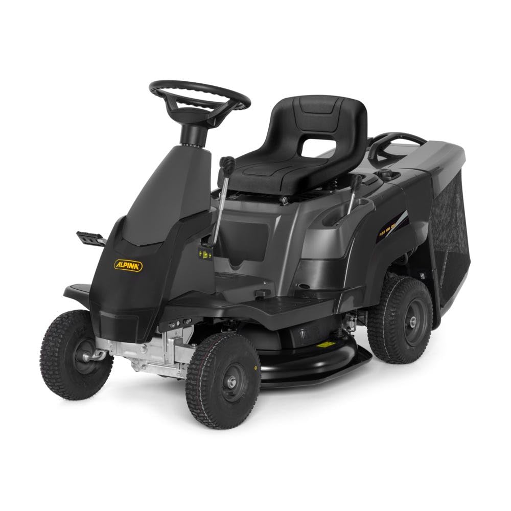 Alpina AT2 66 QA Tondeuse Autoportée, 3.6 KW, 66 cm – Collecteur 150 L, Kit Mulching Inclus – Pelouses jusqu'à 1 500 m²