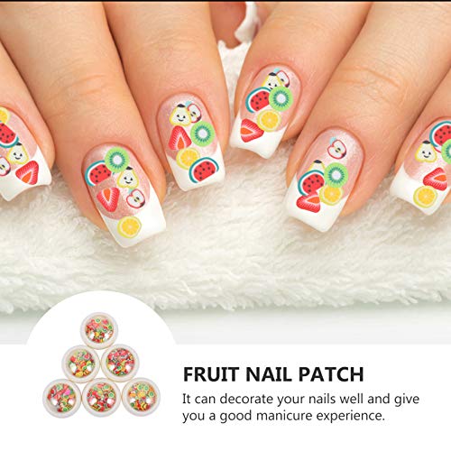 PIXNOR Fatias de Frutas de Unhas Materiais de Arte para Unhas Diy Designs Artes Artesanais para Mulh
