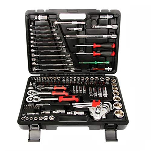 Herramientas 121 piezas Juego de herramientas General de Hogares kit de herramienta de mano, Taller de reparación del sistema de herramienta automático del panel Herramientas de latir y Caroccería Kit
